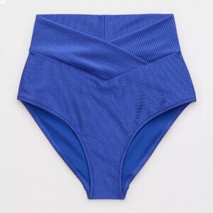 Aerie Shine Rib Bikini Bottom